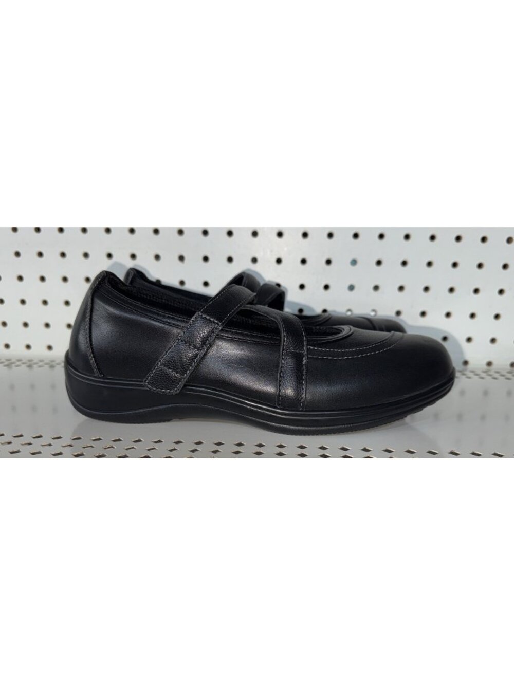 Orthofeet Celina Womens Leather Casual Diabetic Mary Jane Loafers Shoes Size 9